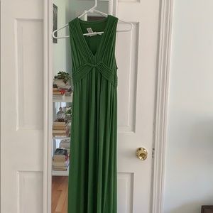 Beautiful long green dress